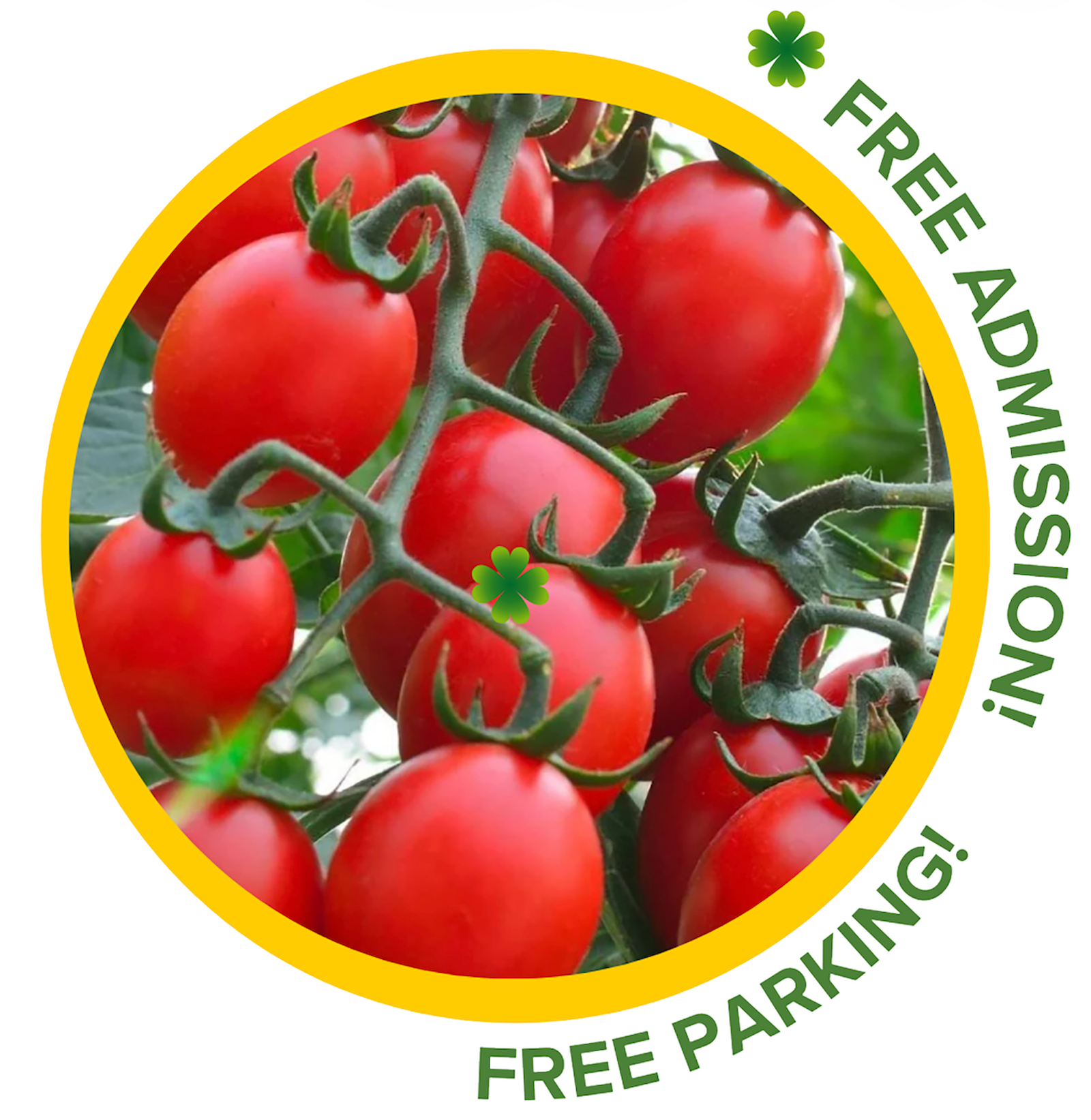 Free parking & admission