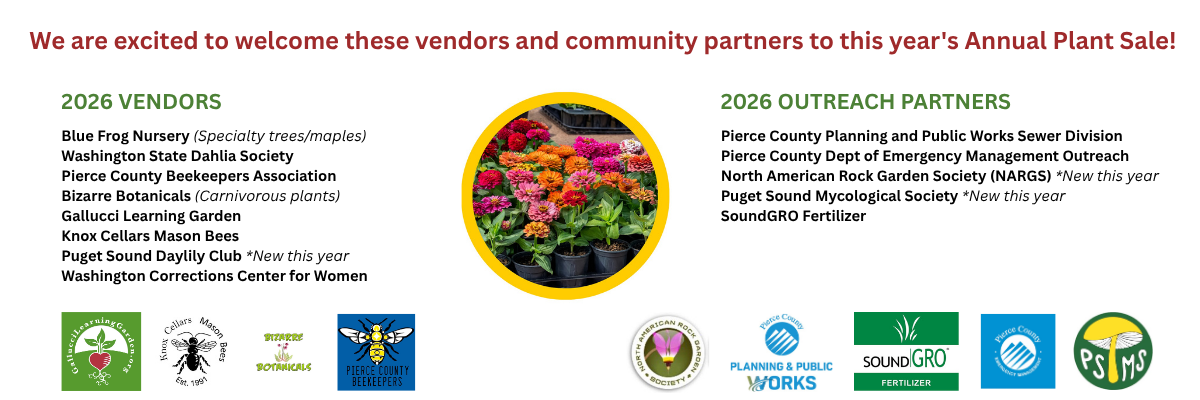 Plant sale Vendors Outreach Partners Banner