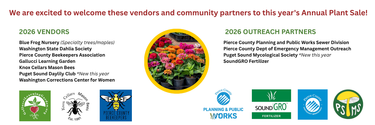 Plant sale Vendors Outreach Partners Banner